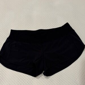 Women's Black lululemon Athletic Shorts
